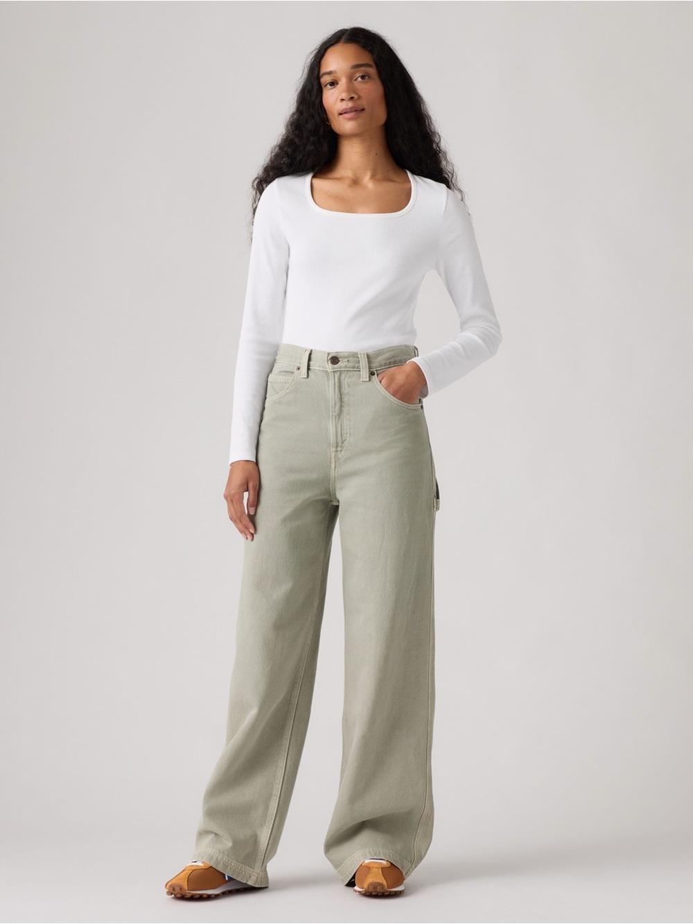 Levi’s Cinched Baggy Carpenter Jeans - Green